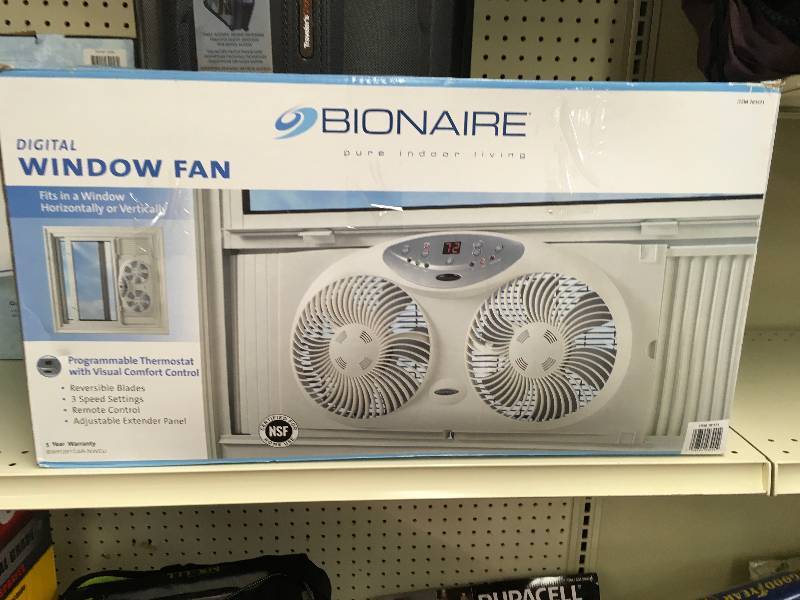 JARDEN BIONAIRE WINDOW FAN MSRP $39.99