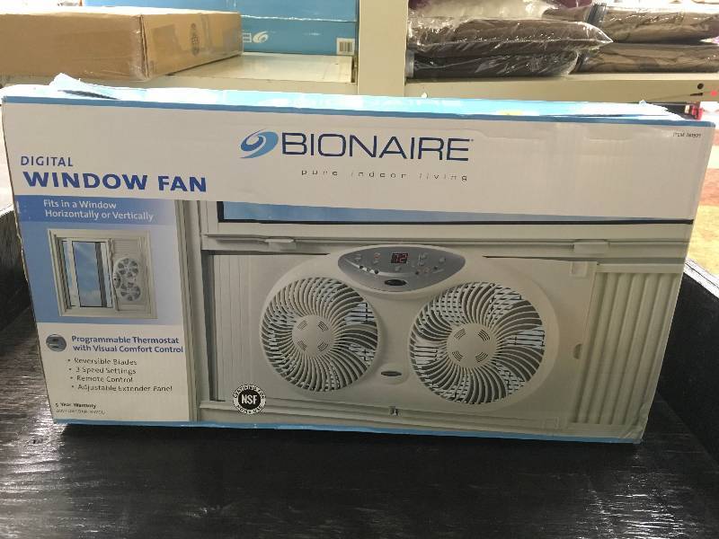 JARDEN BIONAIRE WINDOW FAN MSRP $39.99