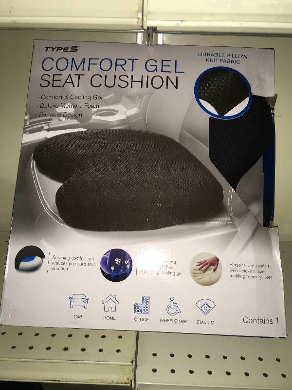 COMFORT GEL SEAT CUSHION, MSRP $19.99