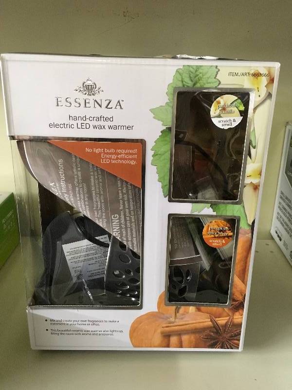 ESSENZA LED WAX WARMER, MSRP $17.99