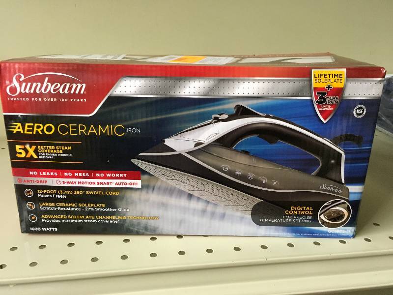 CERAMIC DIGITAL IRON, MSRP $29.99