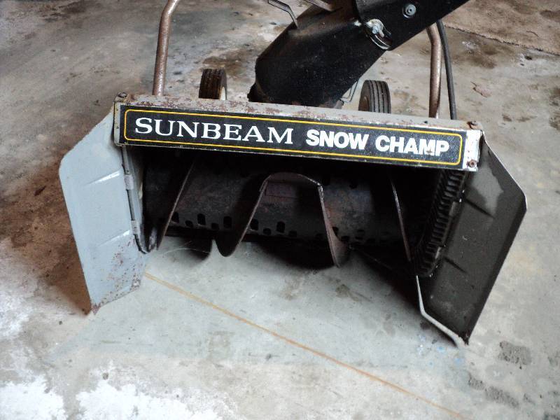 electric snowblower...