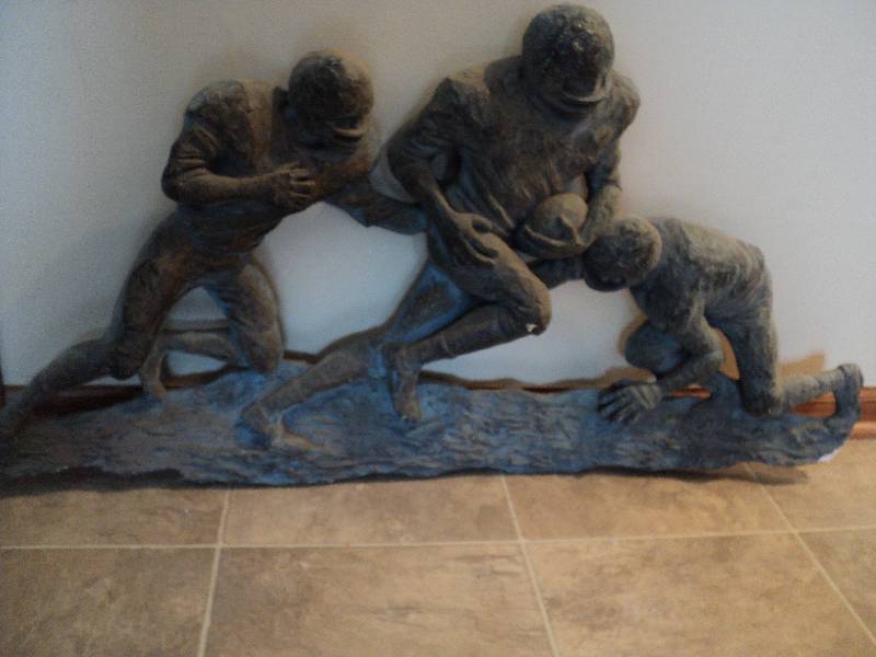 football players resin dcor 36x...