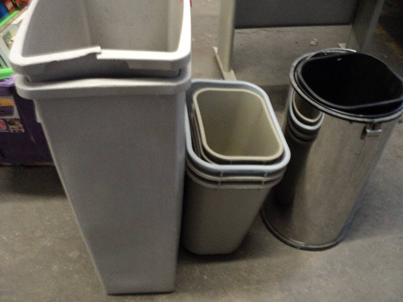 misc wastebaskets...