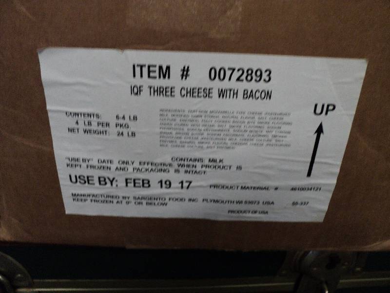 frozen cheese and bacon for stuffed...