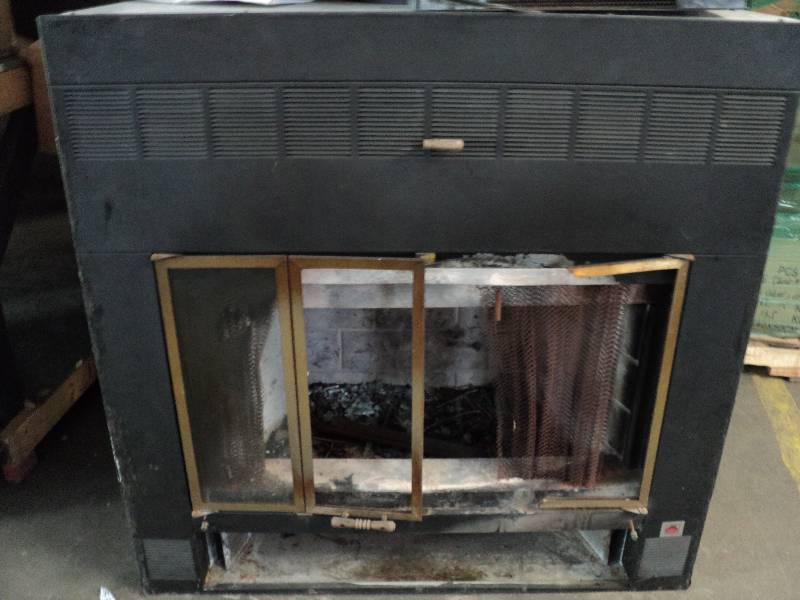 outdoor fireplace and electric fire...