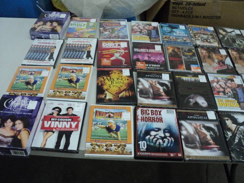 new DVDs...