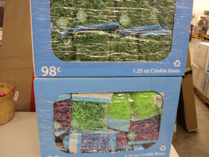 2 boxes of Easter grass...