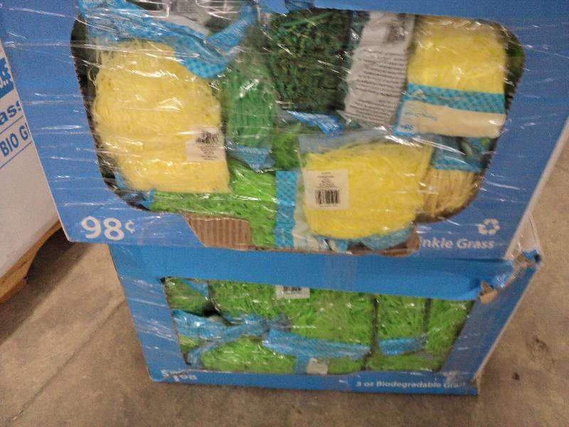 Easter grass, 2 cases...