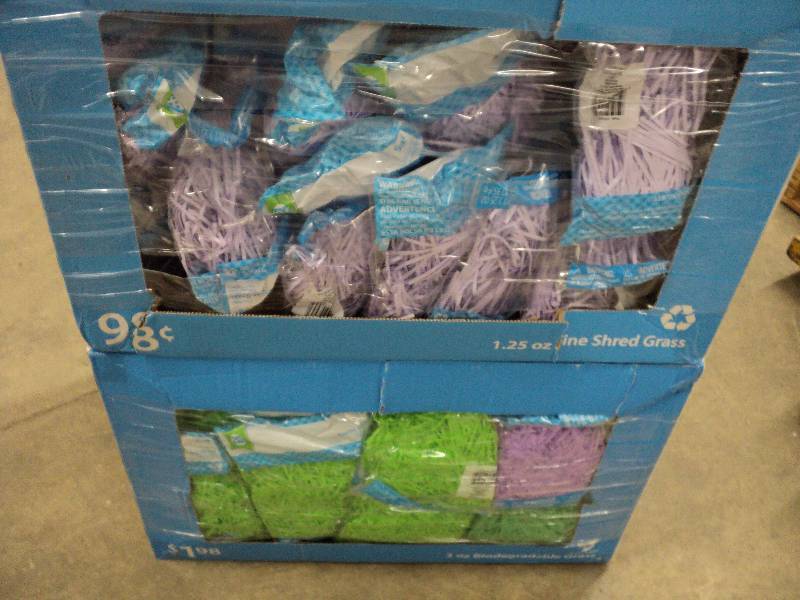 Easter grass, 2 cases...