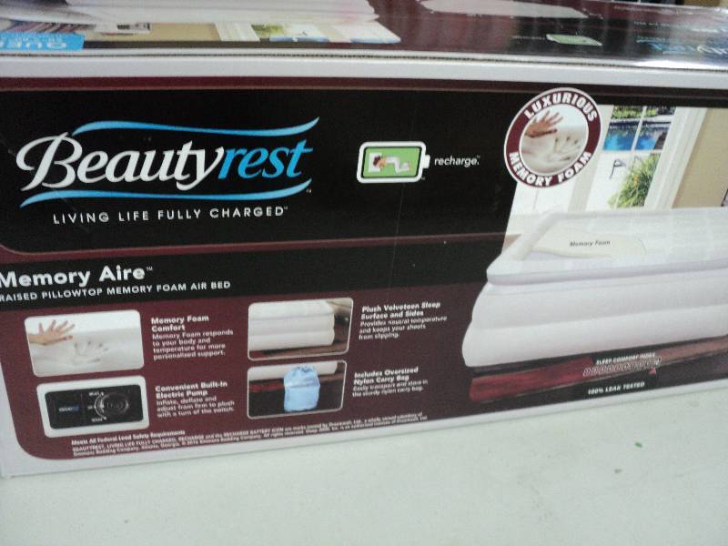 beauty rest memory air raised pillo...