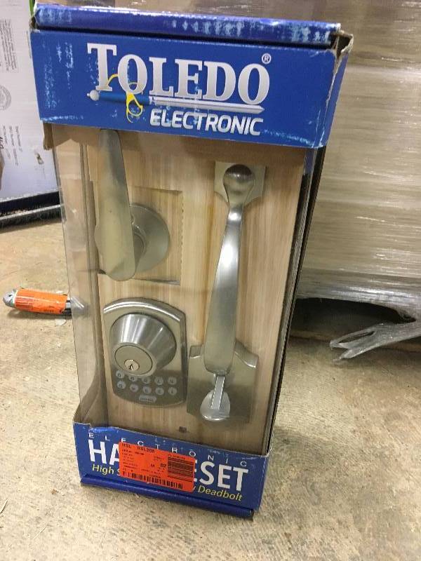 Toledo Fine Locks Electronic Handle Set in like new condition