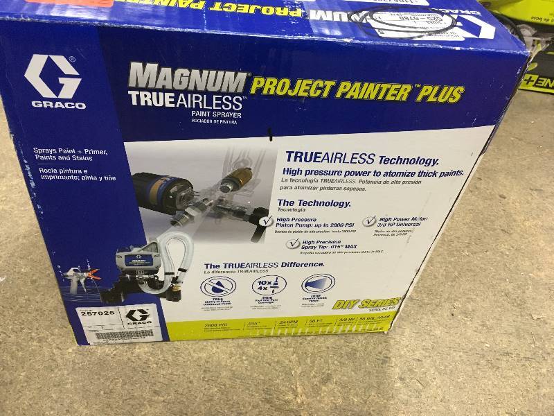 Graco Magnum Project Painter Plus True Airless Paint Sprayer not used