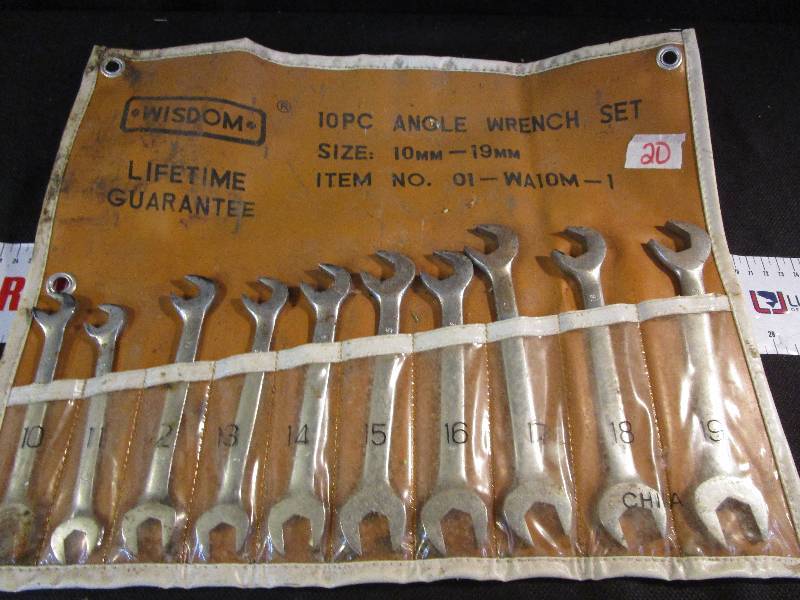 lot 20 image: Wisdom 10 Piece Wrench Set