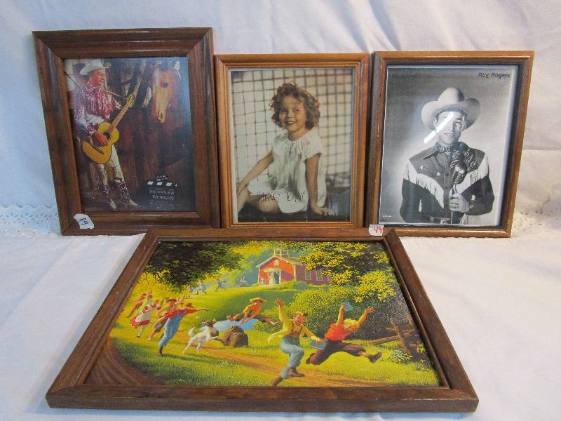 lot 49 image: Roy Rodgers and Shirley Temple Pictures