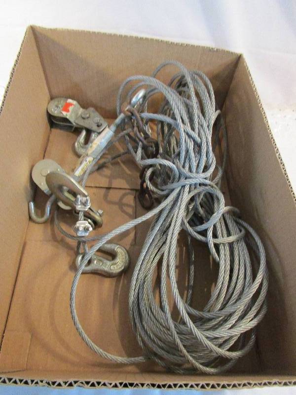 lot 55 image: Cable Pulley System