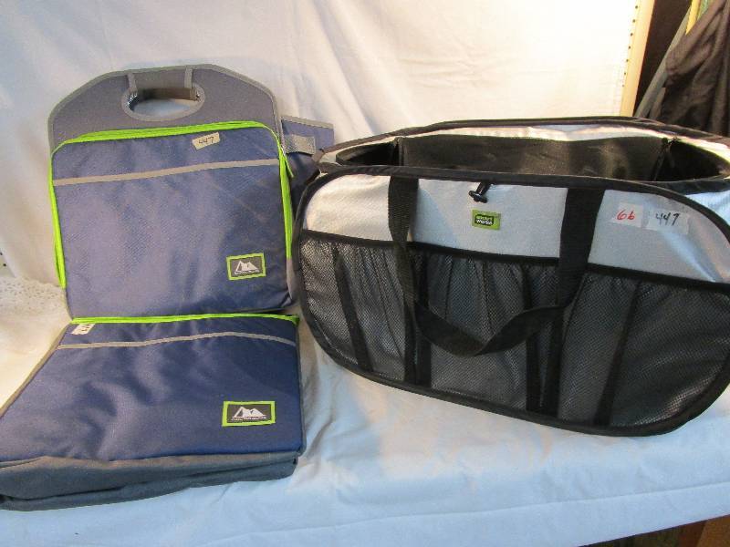 lot 66 image: Cooler and Expandable carring bag and Mesh Bag
