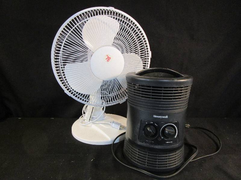 lot 78 image: Heater and Fan