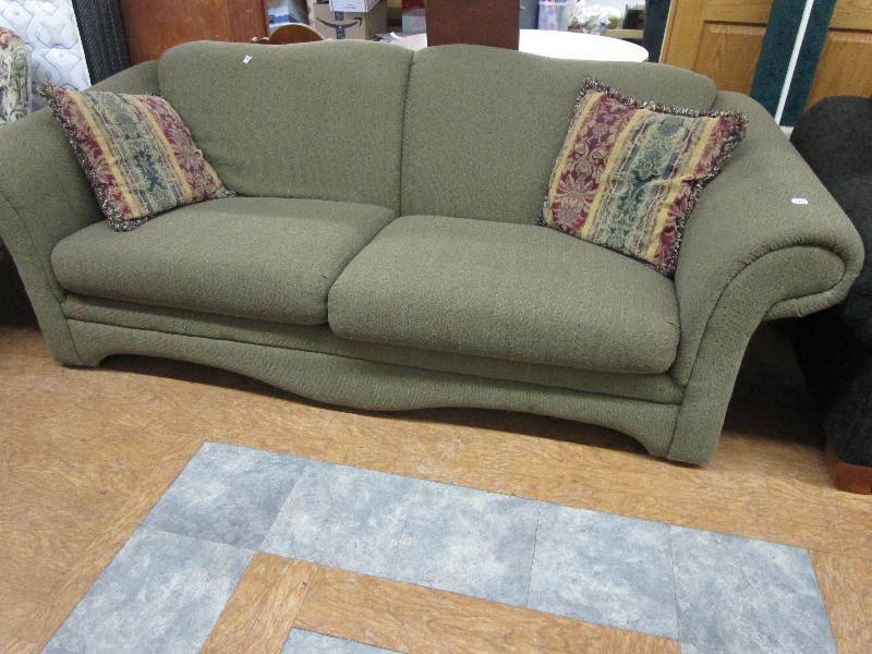 lot 114 image: Greenish Couch