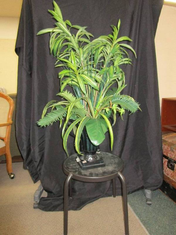 lot 129 image: Decorative Plant with Patio Table