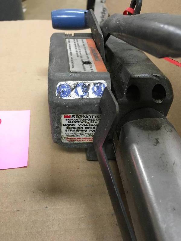 lot 24 image: Signode  Tension Weld Strapping Tool Tested in working condition