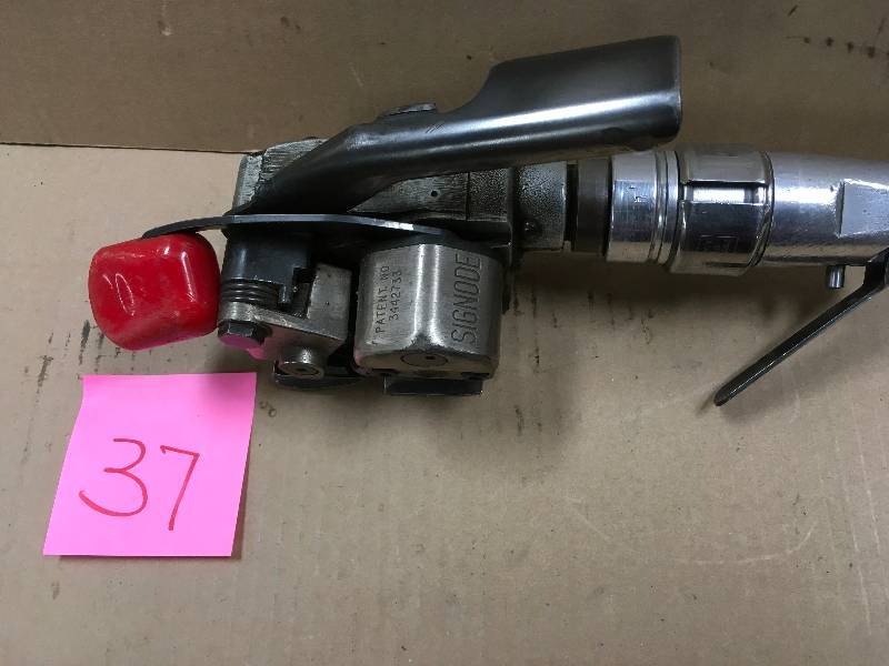 lot 37 image: Signnode Comination Strap Tensioning and Sealing Tool Tested in working condition