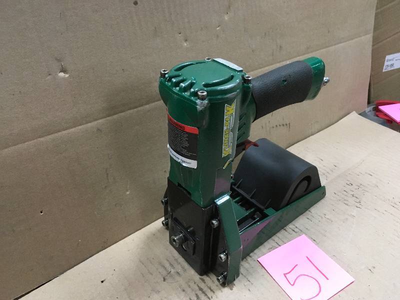 lot 51 image: Klinch-Pak Phneumatic Carton Closing Stapler For C Serise Staples Tested in working condition