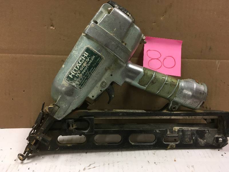 lot 80 image: Hitachi NT65MA 2-12 Finish Nailer Tested in working condition