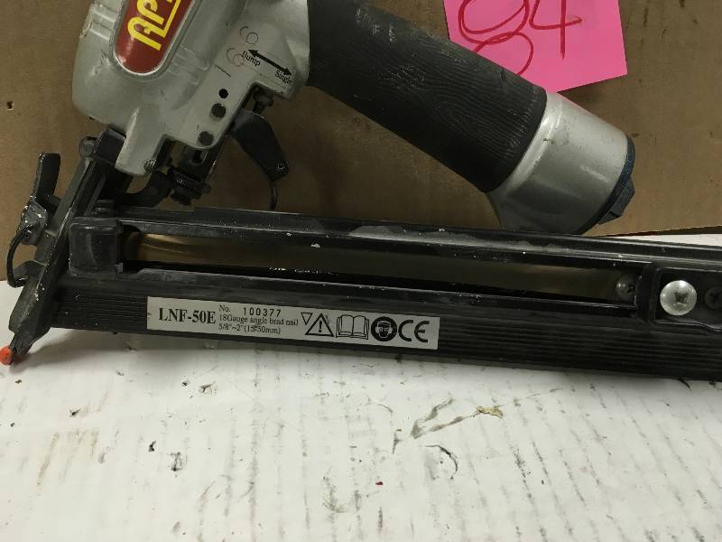 lot 84 image: Apach LNF-50E 18 Gage Brad Nailer Tested in working condition