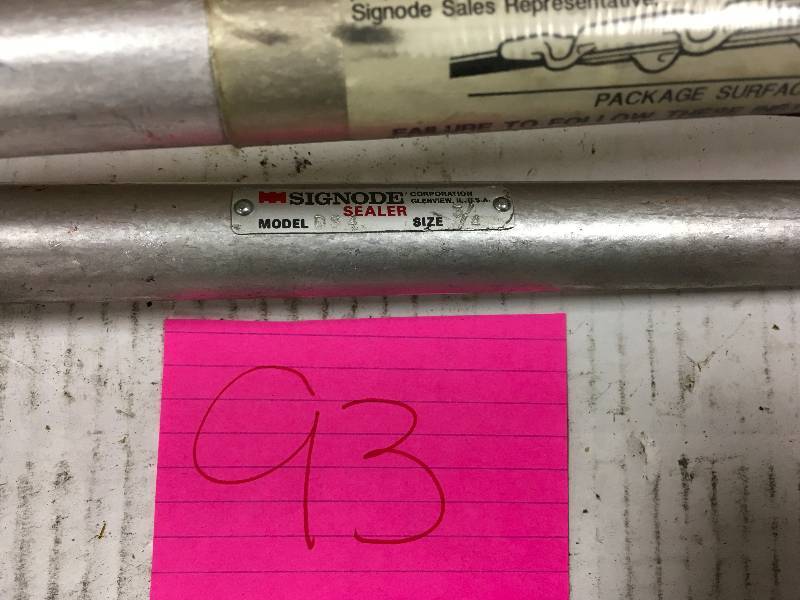 lot 93 image: Signode Banding Sealer D34  Size 34 Tested in working condition