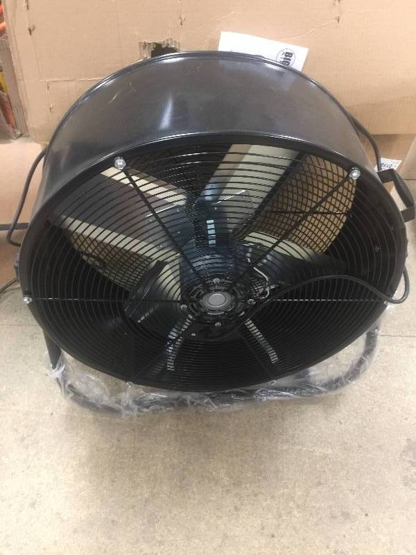 Big Air Portable Air Circulator 24 inch. Tilt Fan open box