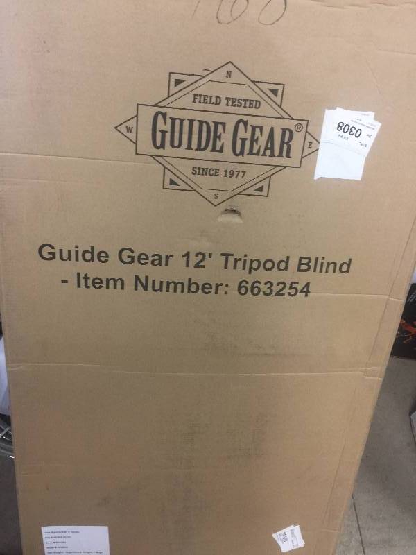 Guide Gear 12 Tripod Blind open box