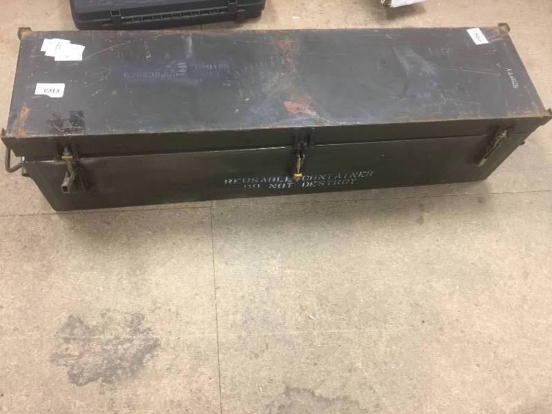 Metal Missle Ship Case open box
