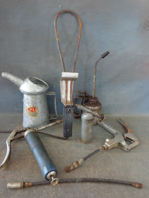 lot 39 image: Oil Cans and Grease Guns