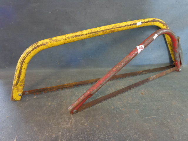 lot 89 image: Bow Saws
