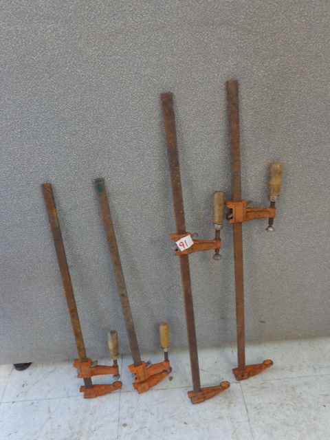 lot 91 image: Bar Clamps