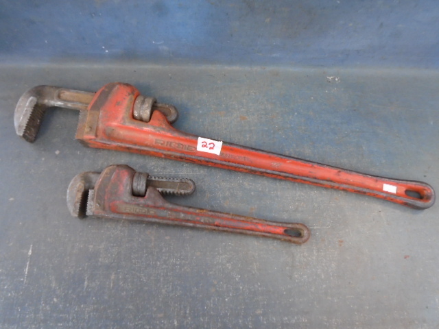 lot 22 image: Rigid Heavy Duty Wrenches