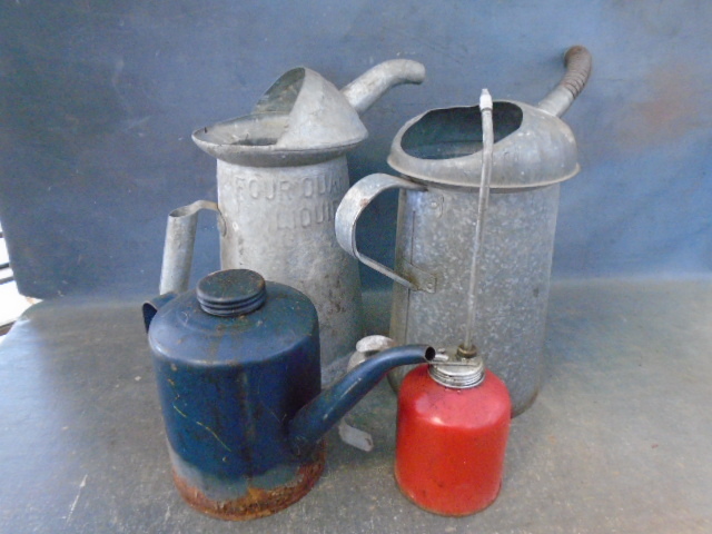 lot 106 image: Vintage Oil Containers