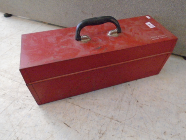 lot 158 image: Tool Box and Tools