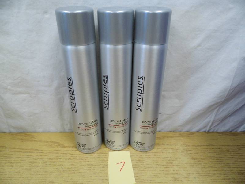 lot 7 image: Lot of 3 Scruples Rock Hard Finishing Spray