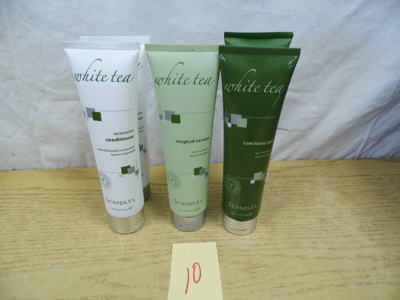 lot 10 image: Lot of 5 Scruples White Tea Products