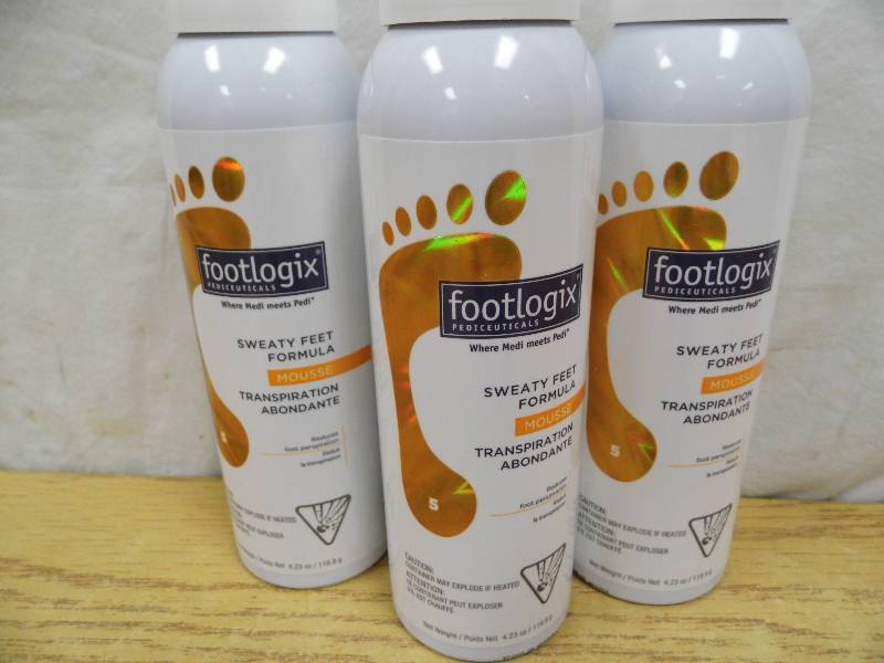 lot 65 image: Footlogix - Sweaty Feet Formula