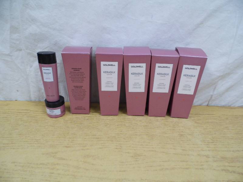 lot 90 image: Lot of 5 Goldwell Kerasilk Color Shampoo