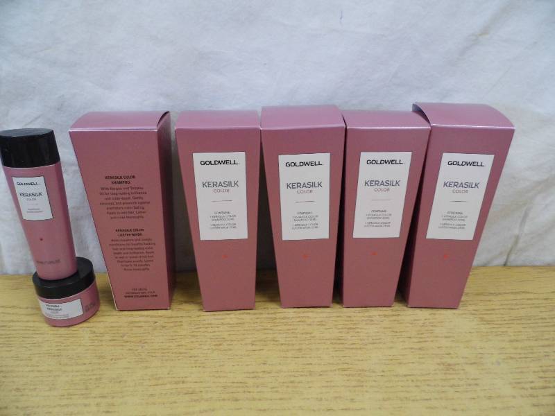 lot 91 image: Lot of 5 Goldwell Kerasilk Color Shampoo