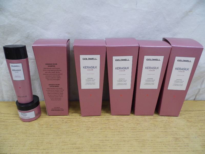lot 93 image: Lot of 5 Goldwell Kerasilk Color Shampoo