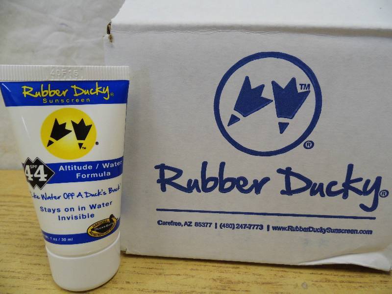 lot 101 image: Lot of 12 Rubber Ducky SPF 44