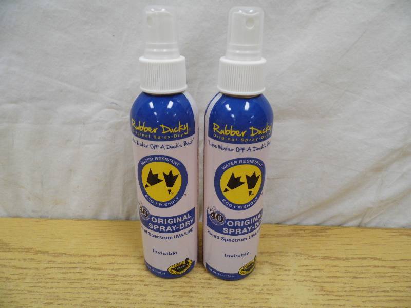 lot 113 image: Lot of 2 Rubber Ducky SPF 44