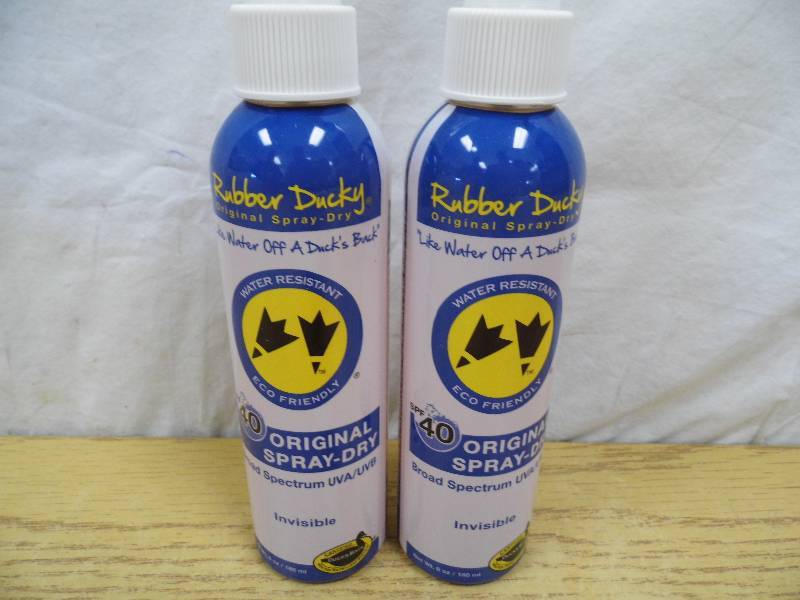 lot 114 image: Lot of 2 Rubber Ducky SPF 44