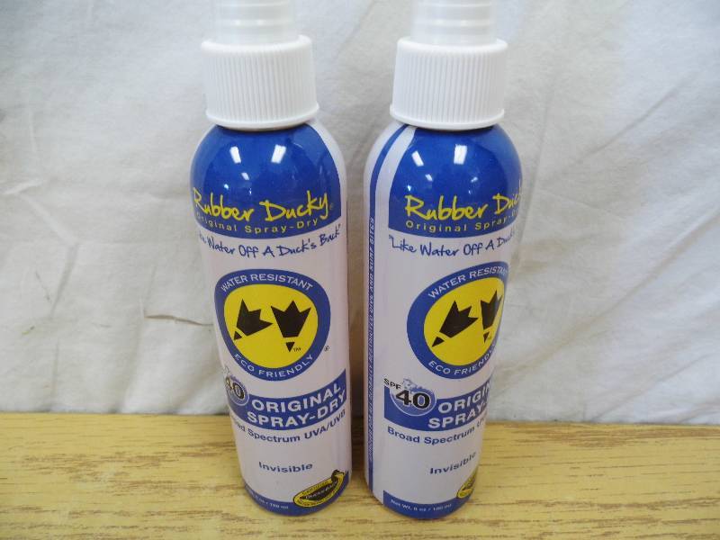 lot 119 image: Lot of 2 Rubber Ducky SPF 44