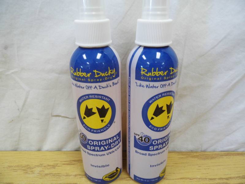 lot 120 image: Lot of 2 Rubber Ducky SPF 44